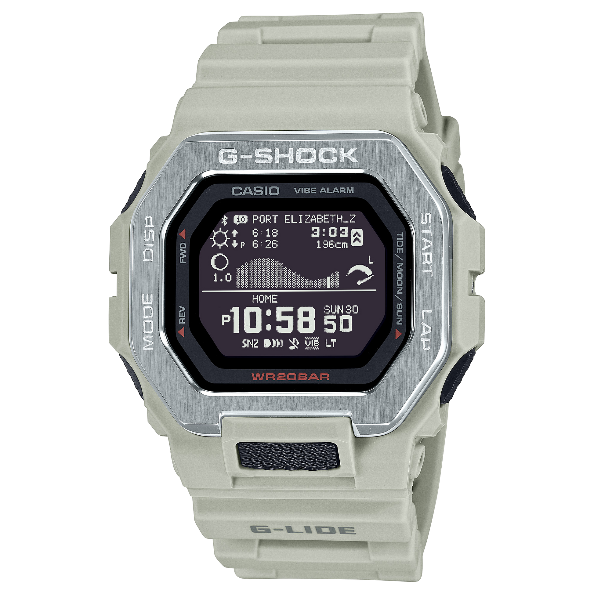 Casio GBX100-8 | G-SHOCK G-LIDE Silver