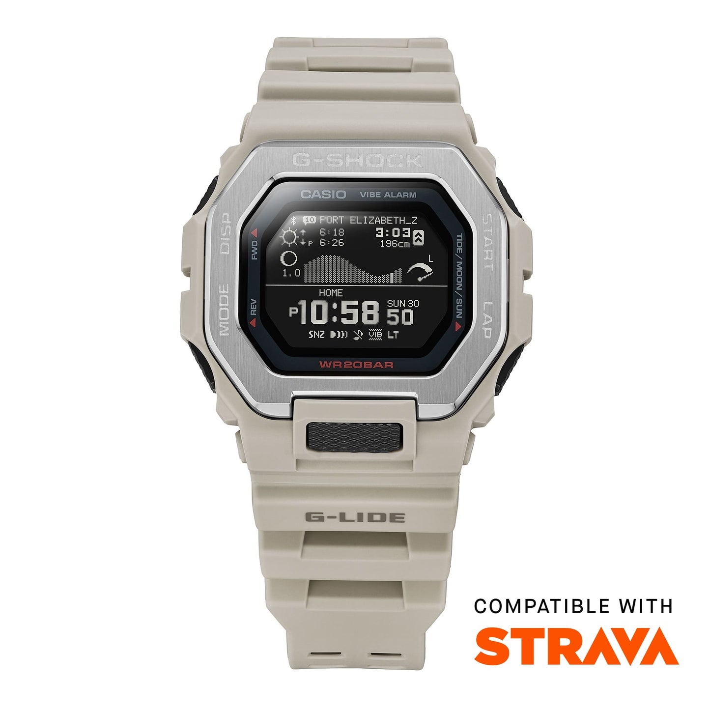 Casio GBX100-8 | G-SHOCK G-LIDE Silver