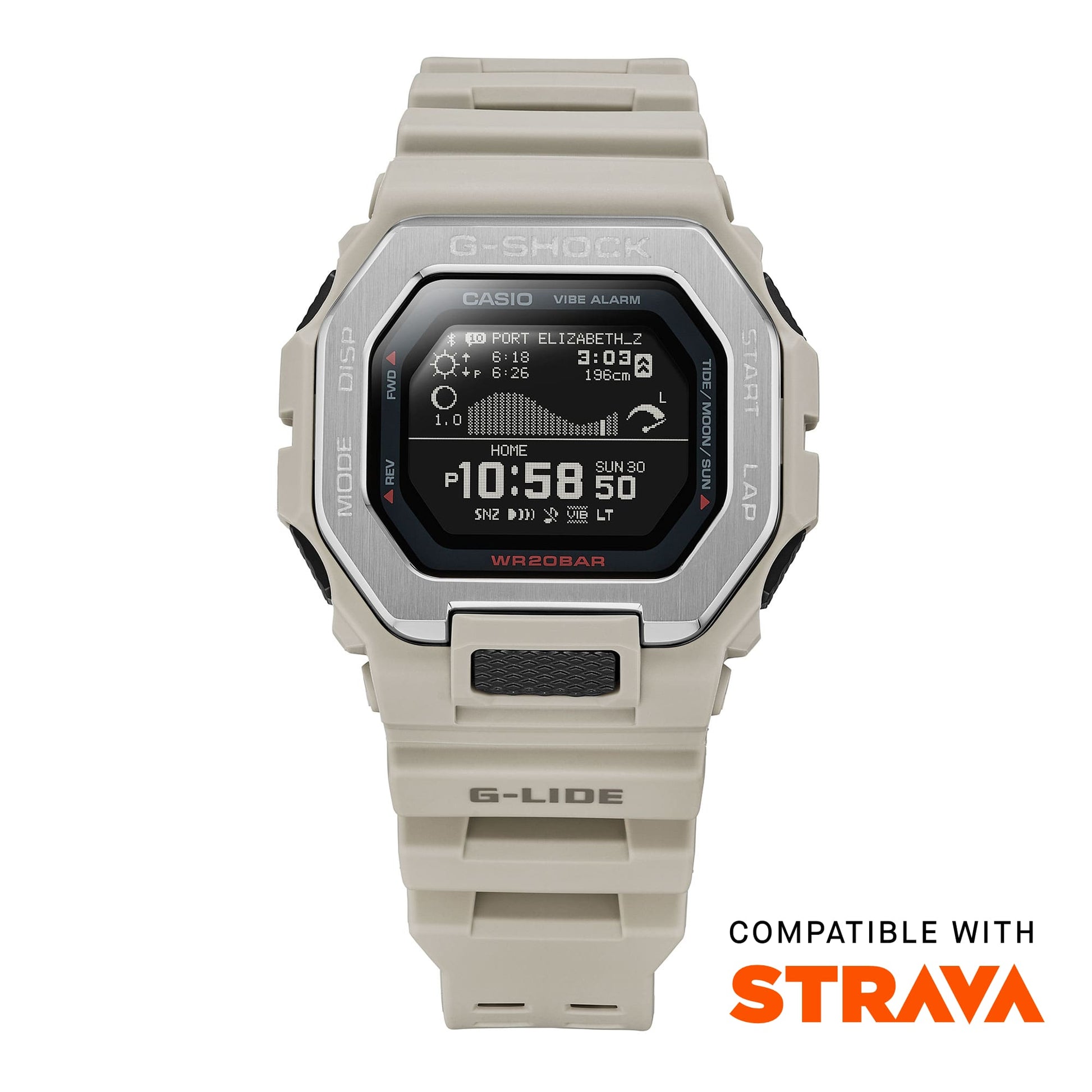 Casio GBX100-8 | G-SHOCK G-LIDE Silver