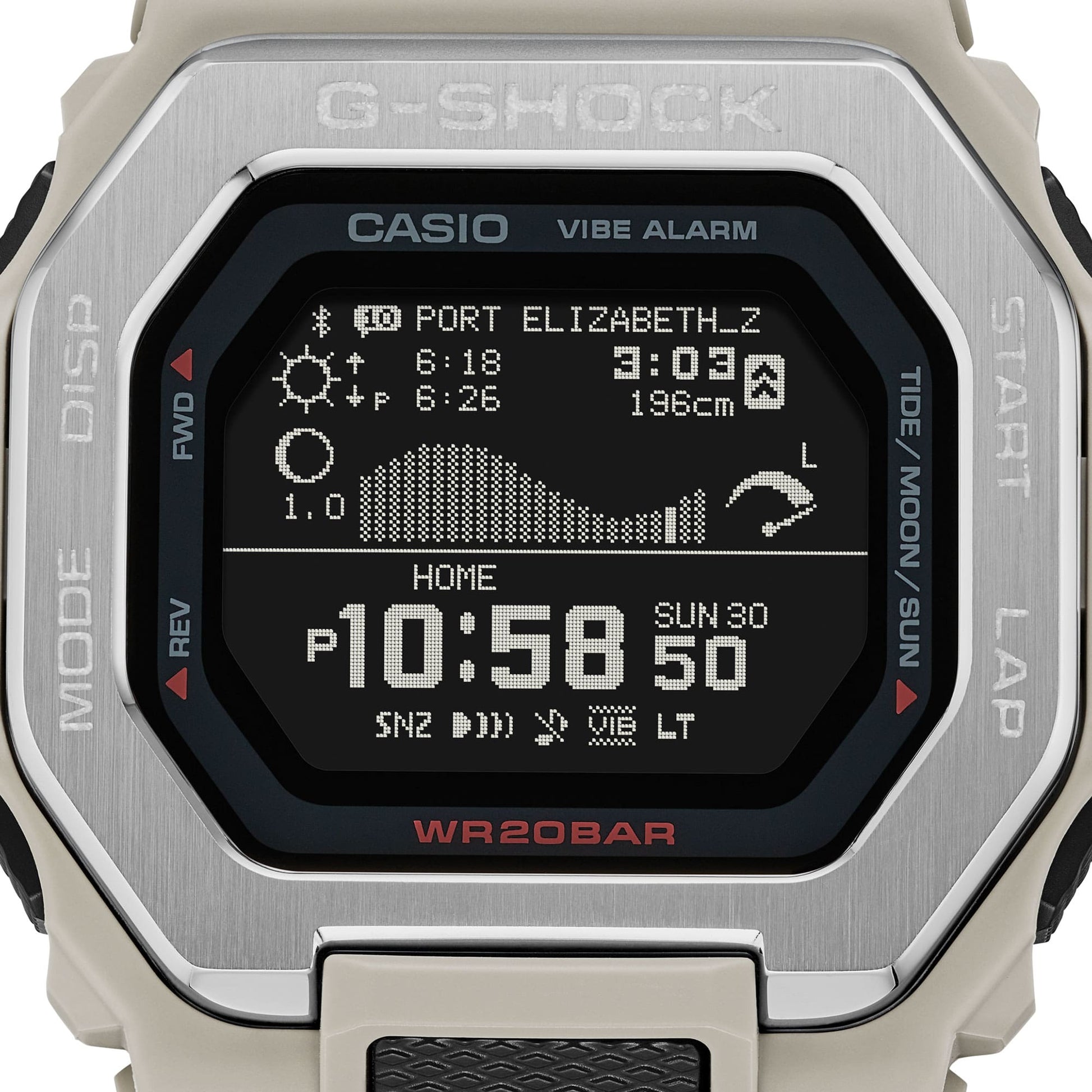 Casio GBX100-8 | G-SHOCK G-LIDE Silver