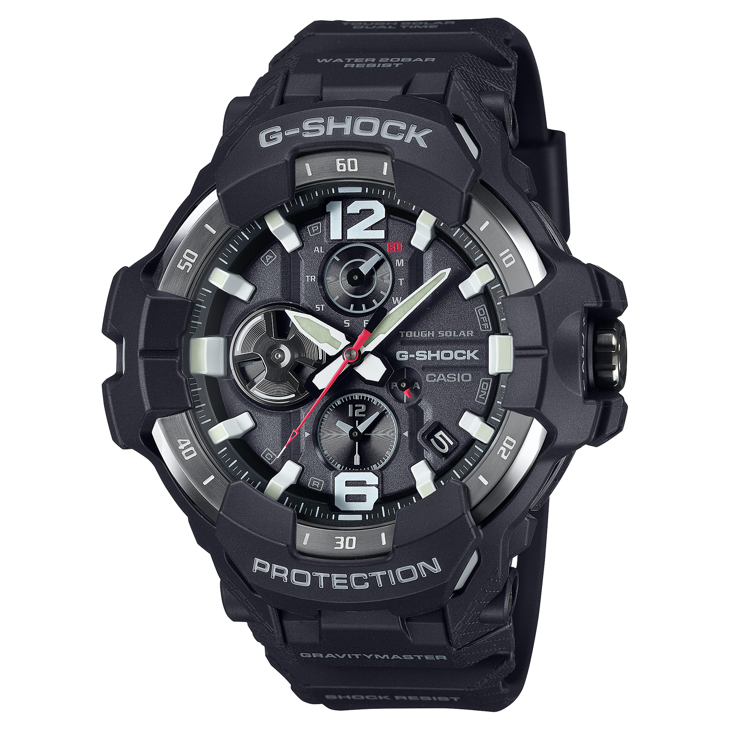 Casio GRB300-1A | Black GRAVITYMASTER Pilot Watch | Casio G-SHOCK