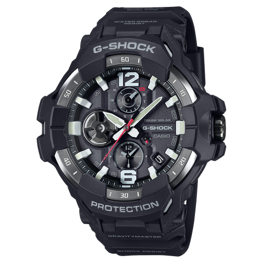 Casio GRB300-1A | Black GRAVITYMASTER Pilot Watch | Casio G-SHOCK