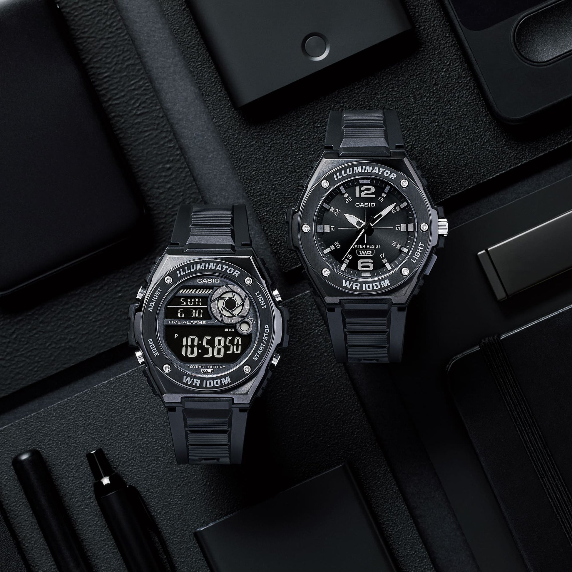 Casio MWA100HB-1AV Black