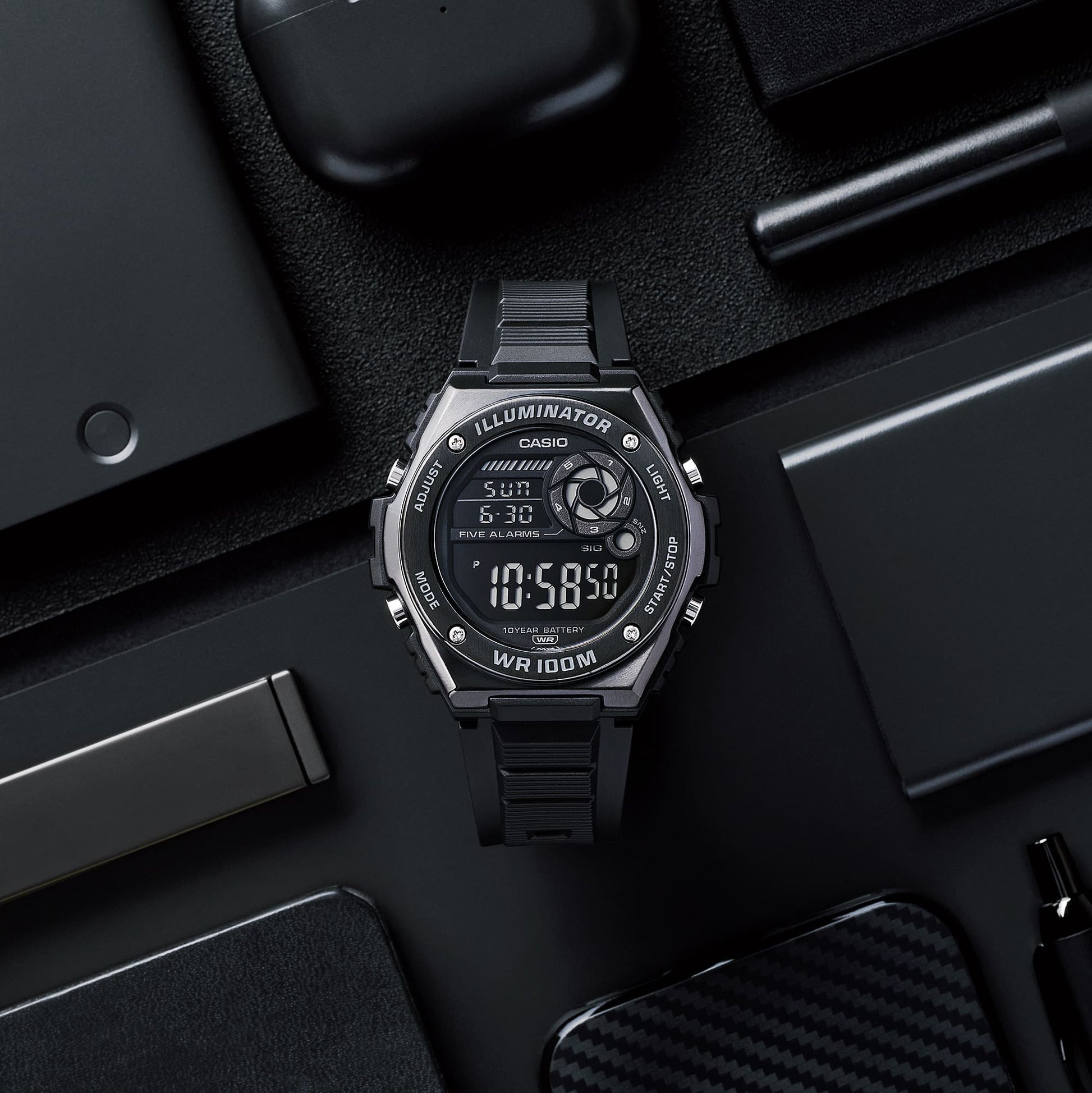 Casio MWD100HB-1BV Black