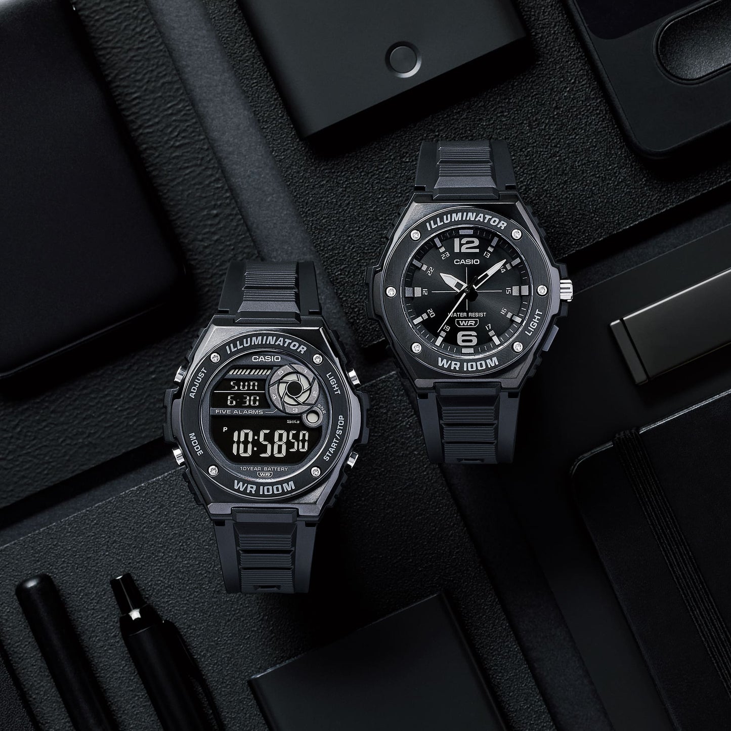 Casio MWD100HB-1BV Black