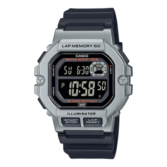 Casio WS1400H-1BV | Gear Sports Silver Watch