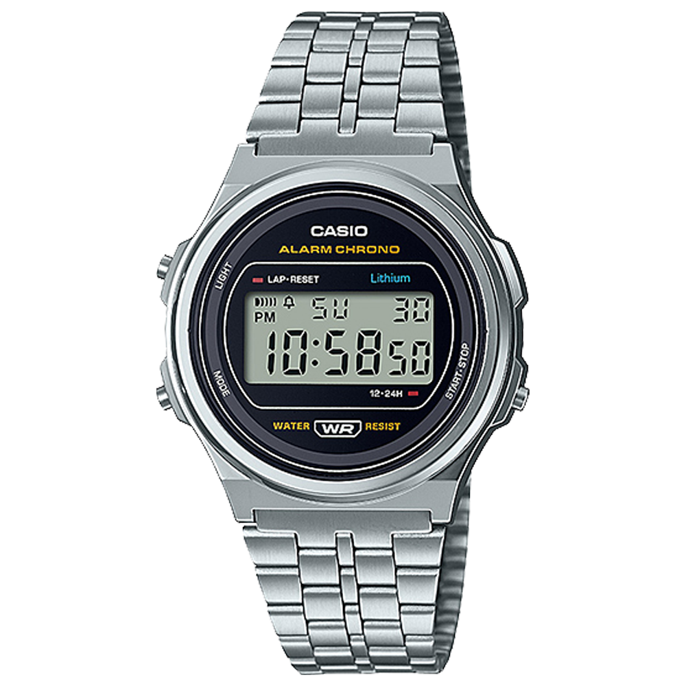 Casio A171WE-1A | Vintage Silver Metal Watch