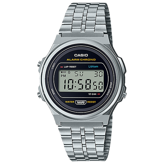 Casio A171WE-1A | Vintage Silver Metal Watch
