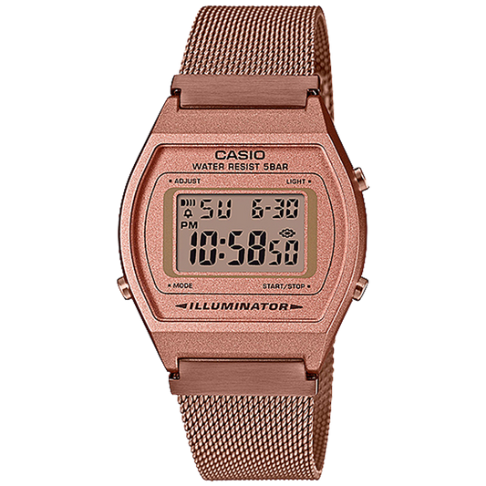 Casio B640WMR-5AVT | Vintage Pink Metal Watch