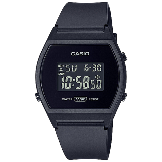 Casio LW204-1B | All Black Digital Watch