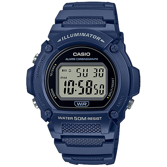Casio W219H-2AV | Navy Blue Digital Watch