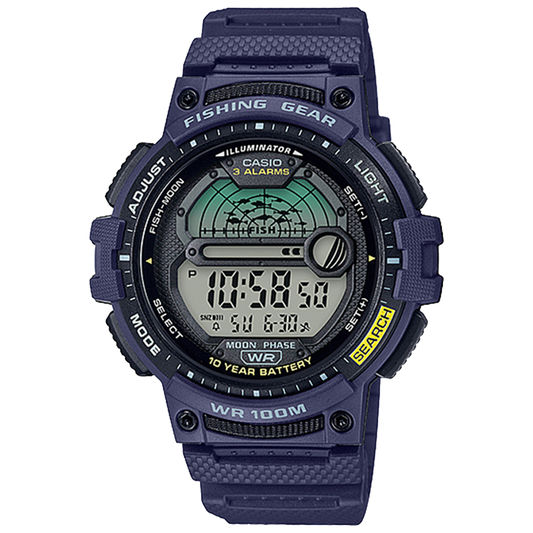 Casio WS1200H-2AV | Men's Digital Fishing Watch Blue