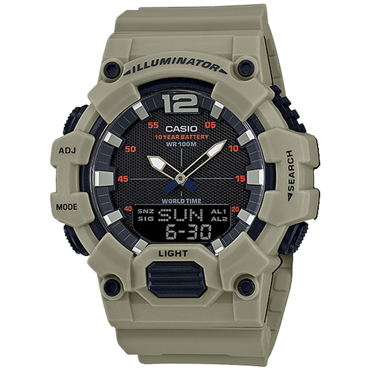 Casio HDC700-3A3V | Olive Analog-Digital Combination