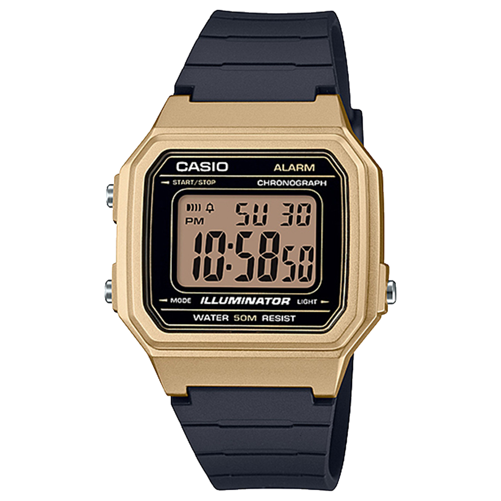 Casio W217HM-9AV | Gold Digital Watch