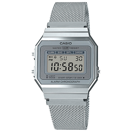 Casio A700WM-7AVT | Vintage Stainless Steel Silver Watch