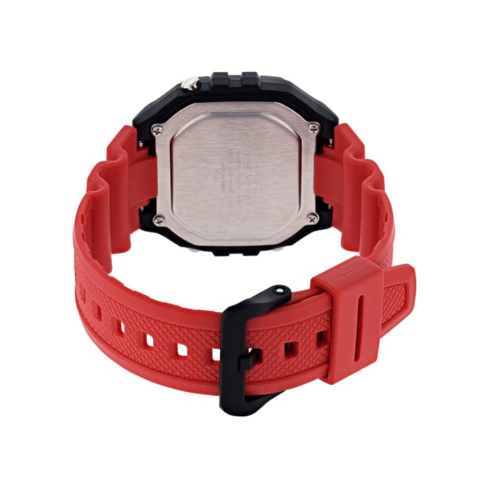 Casio W218H-4BV | Bright Red Digital Men's Watch