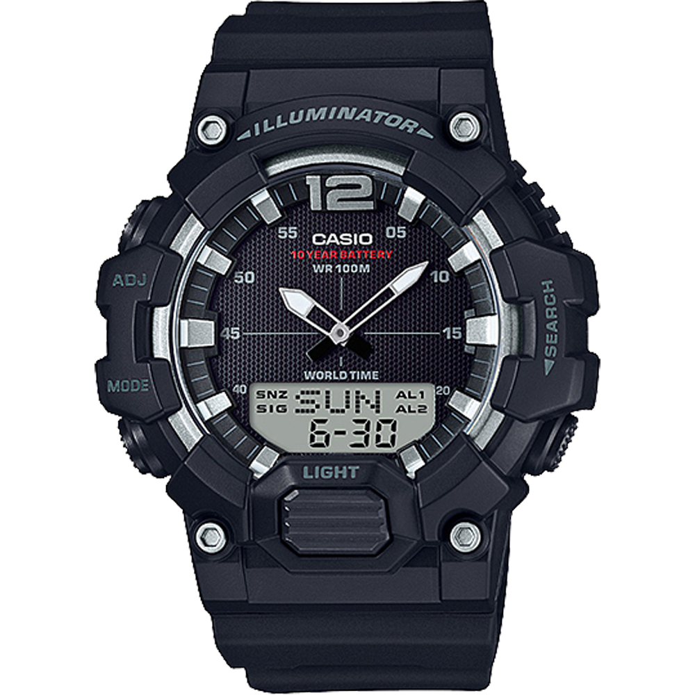 Casio HDC700-1AV | Black Analog-Digital Combination