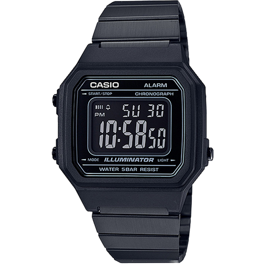 Casio B650WB-1BVT | Vintage Black Metal Watch