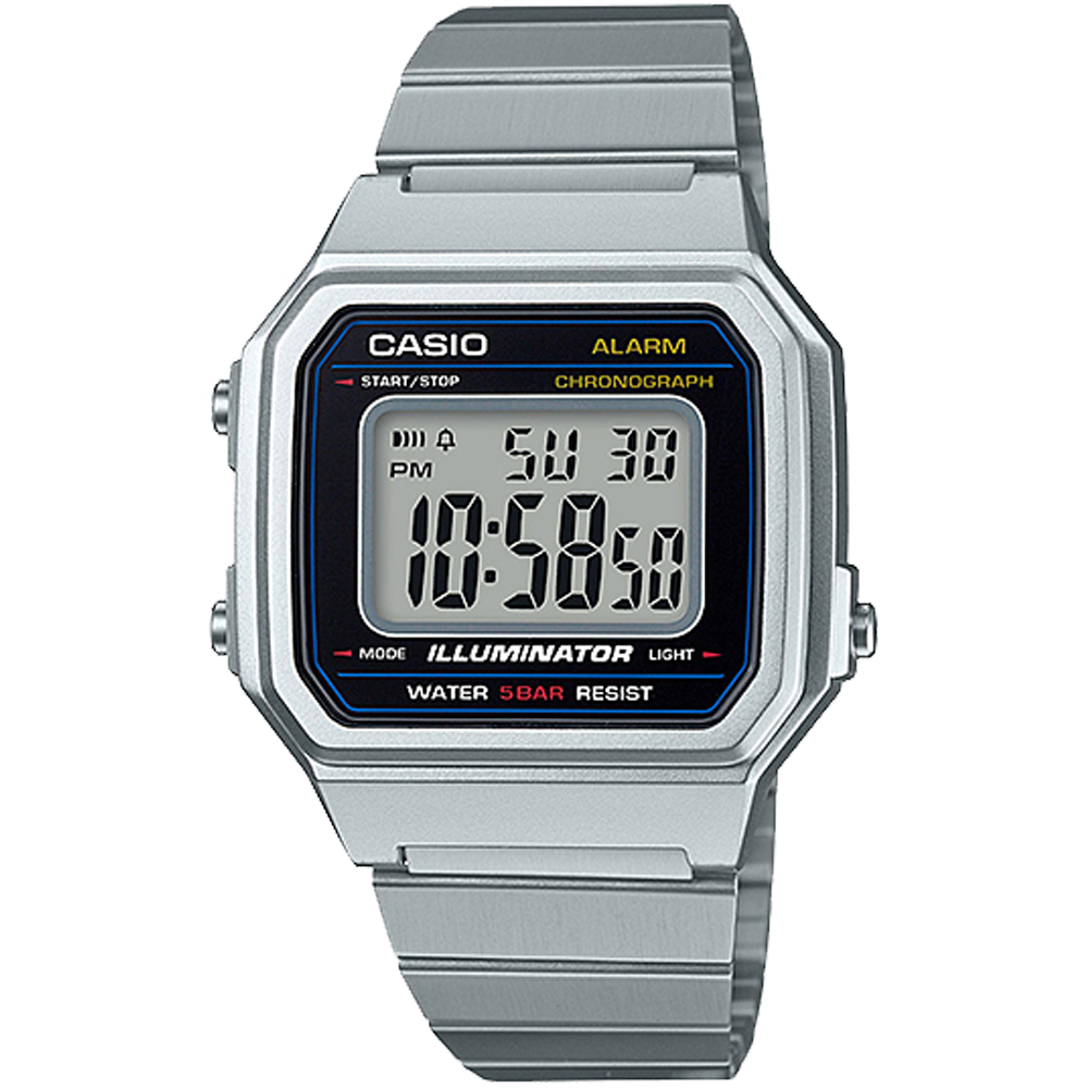 Casio B650WD-1A | Vintage Silver Metal Watch