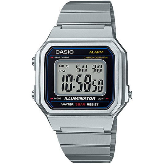 Casio B650WD-1A | Vintage Silver Metal Watch