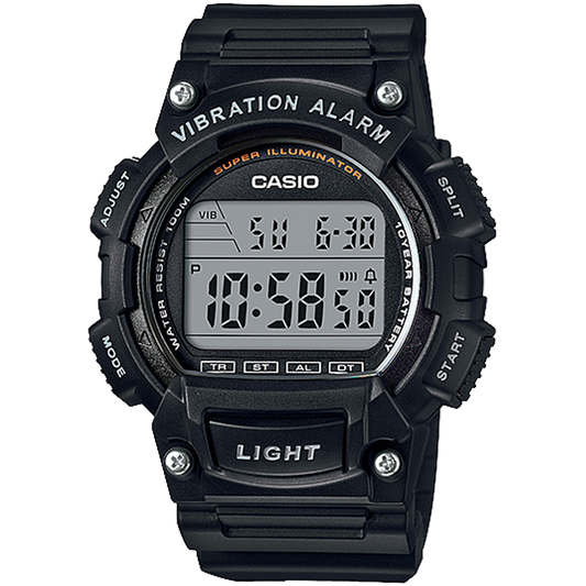 Casio W736H-1AV | Black Digital Watch