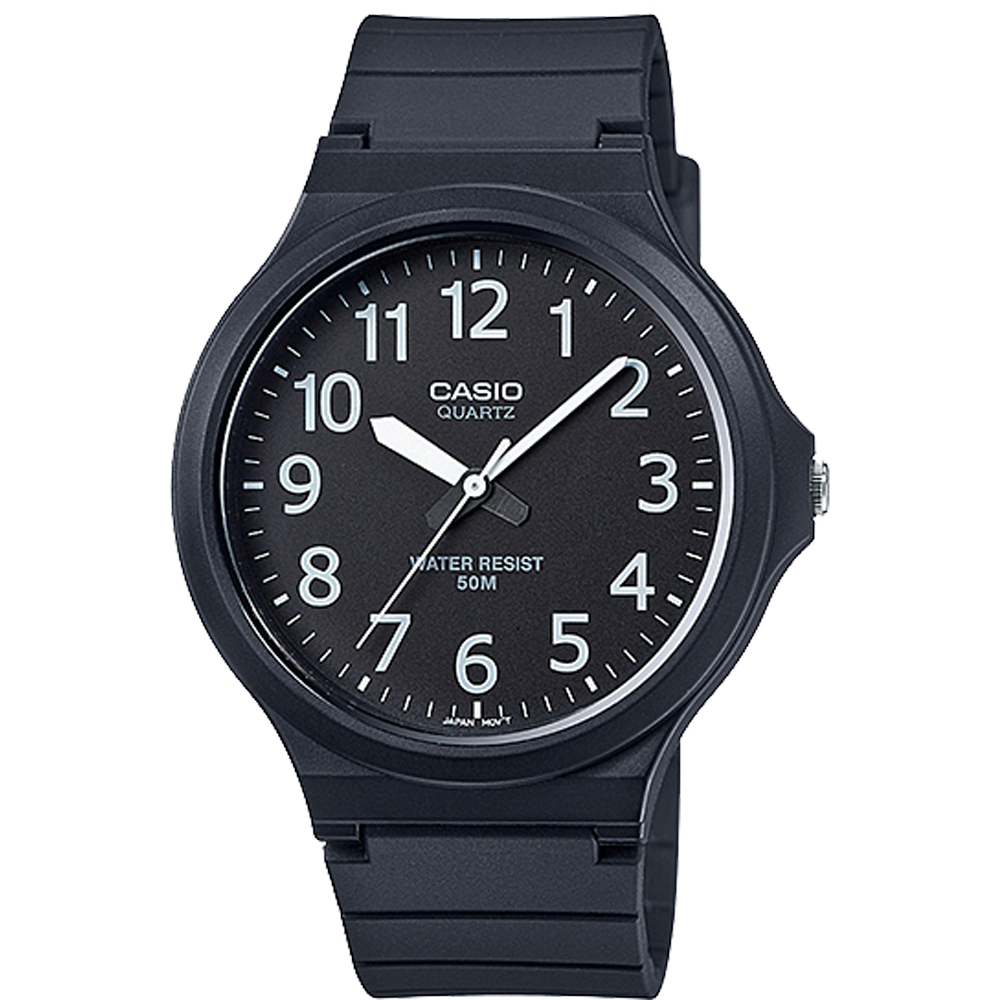 Casio MW240-1BV | Black Analog Men's Watch