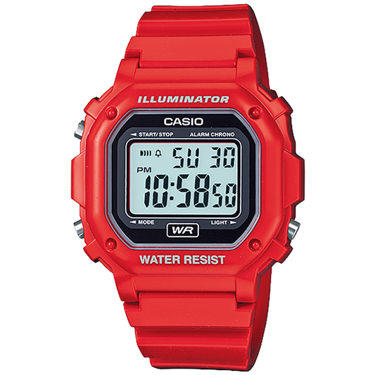 Casio F108WHC-4A | Bright Red Digital Watch