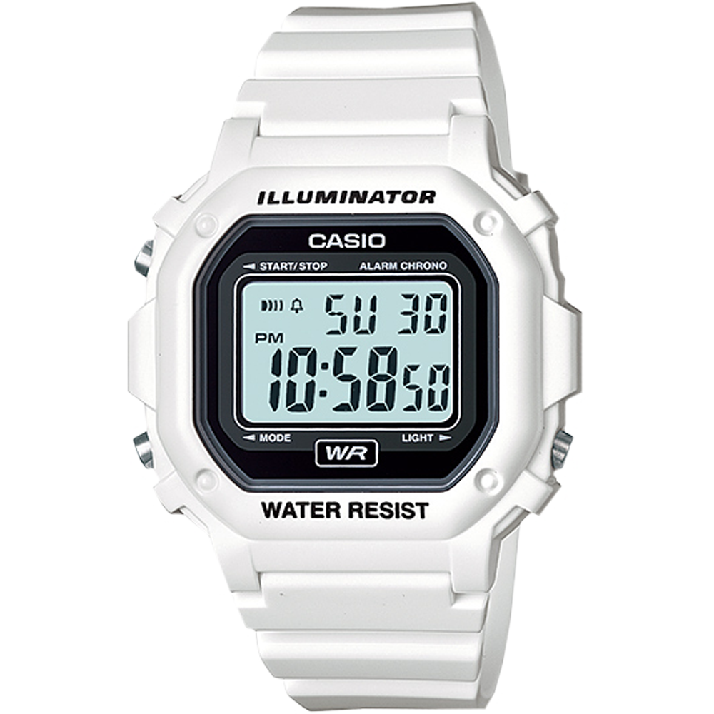 Casio F108WHC-7A | White and Black Digital Watch