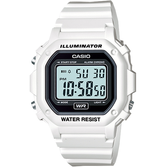 Casio F108WHC-7A | White and Black Digital Watch
