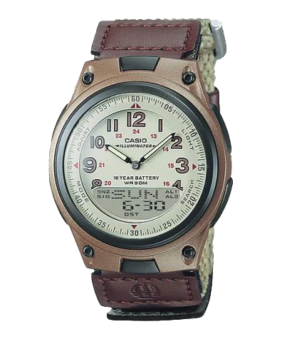 Casio AW80V-5BV | Analog-Digital Brown Watch