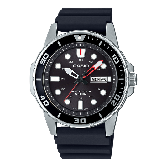 Casio MTPS110-1AV | Black Analog Men's Watch