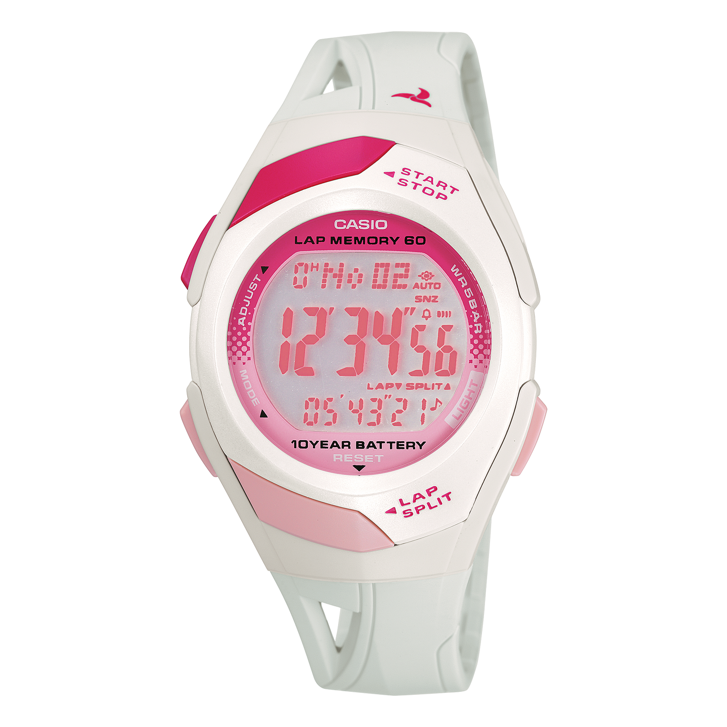 Casio STR300-7 | White Digital Watch