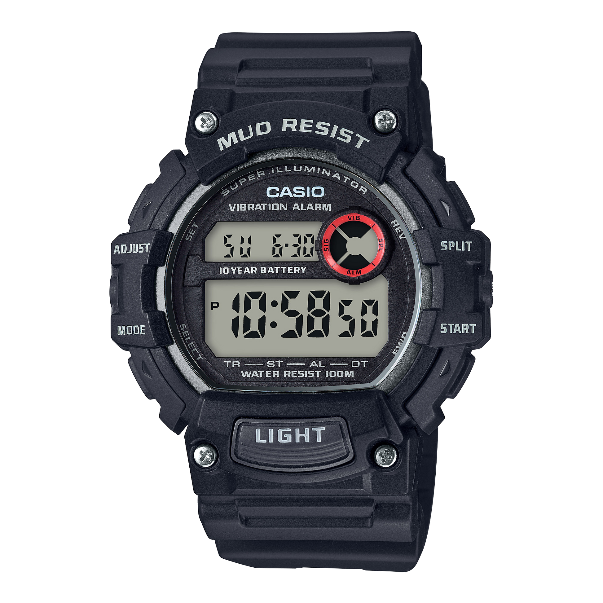 Casio TRT110H-1AV | Black Digital Men's Watch