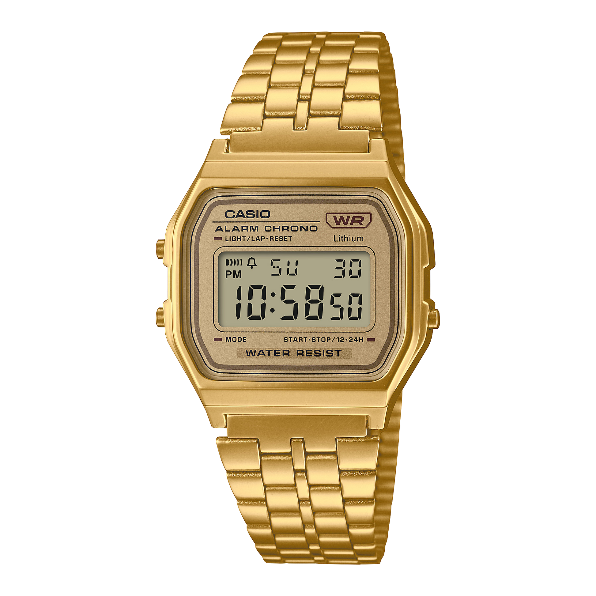 Casio A158WETG-9AVT | Vintage All Gold Metal Watch