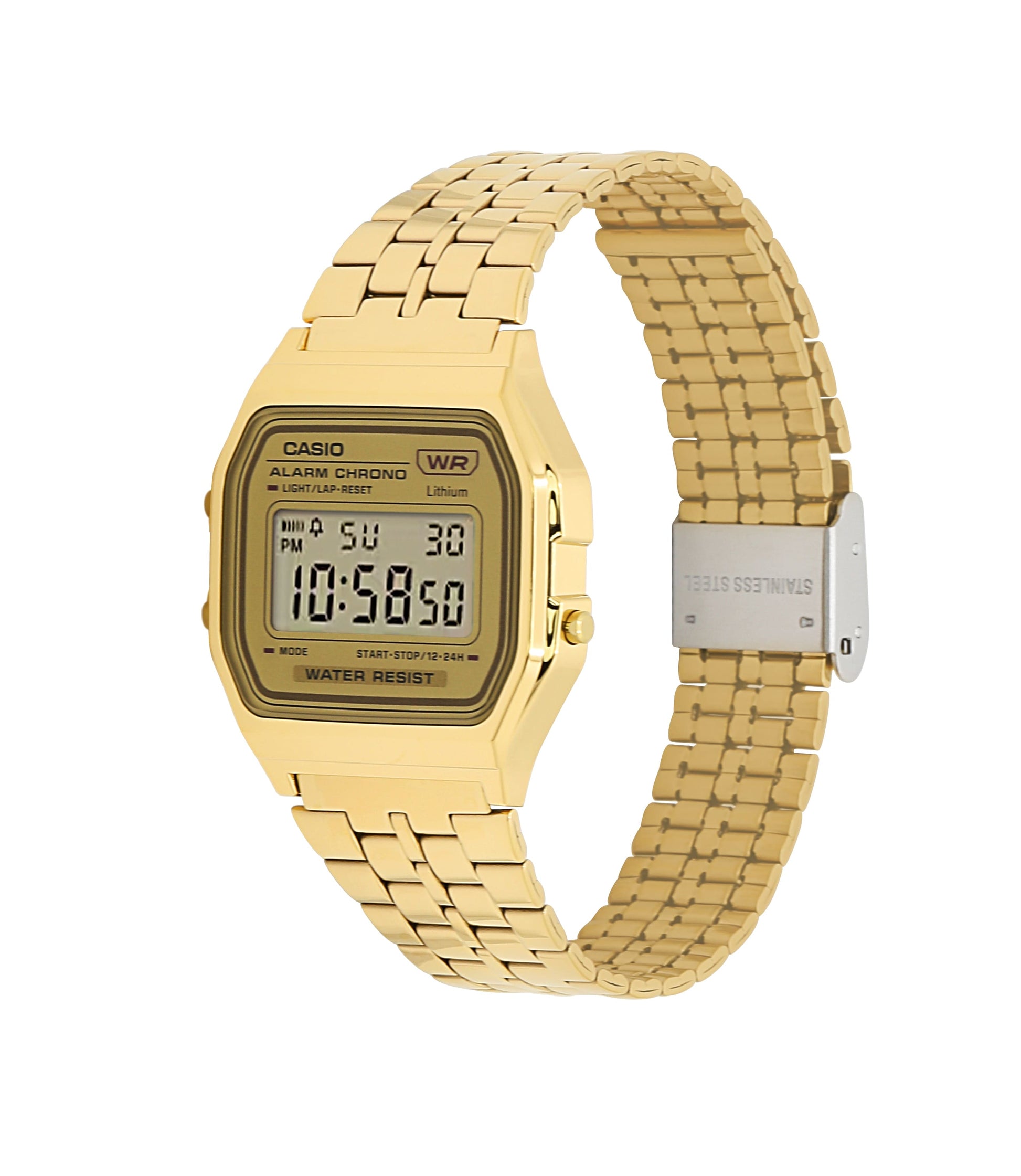 Casio A158WETG-9AVT | Vintage All Gold Metal Watch