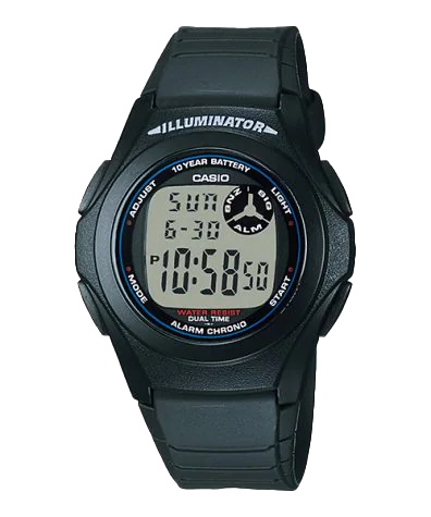 Casio F200W-1A | Black Digital Watch