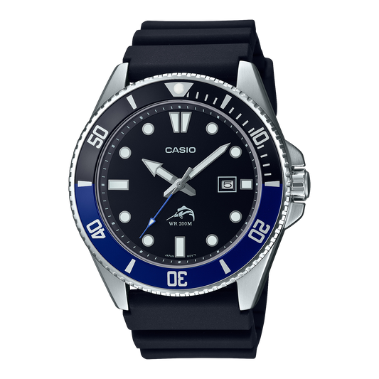 Casio MDV106B-1A1V | Black and Silver Men's Analog Watch