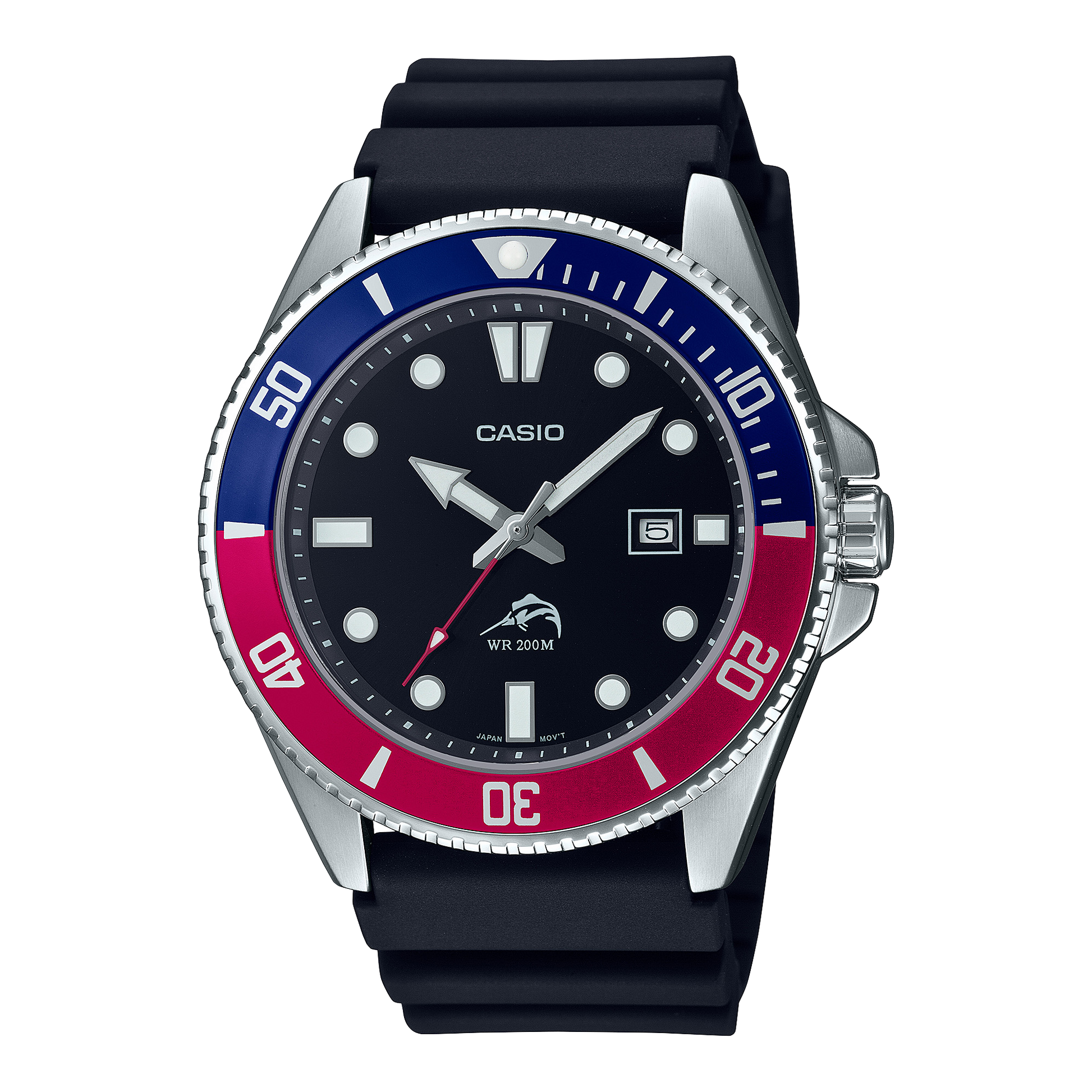 Casio MDV106B-1A2V | Black and Silver Men's Analog Watch