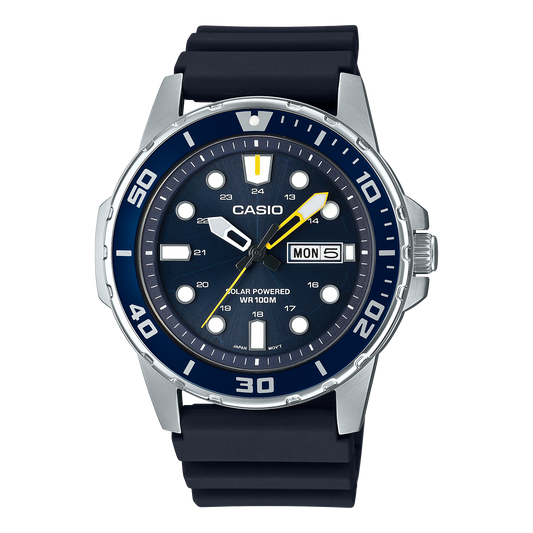 Casio MTPS110-2AV | Diver Inspired Solar Analog Watch
