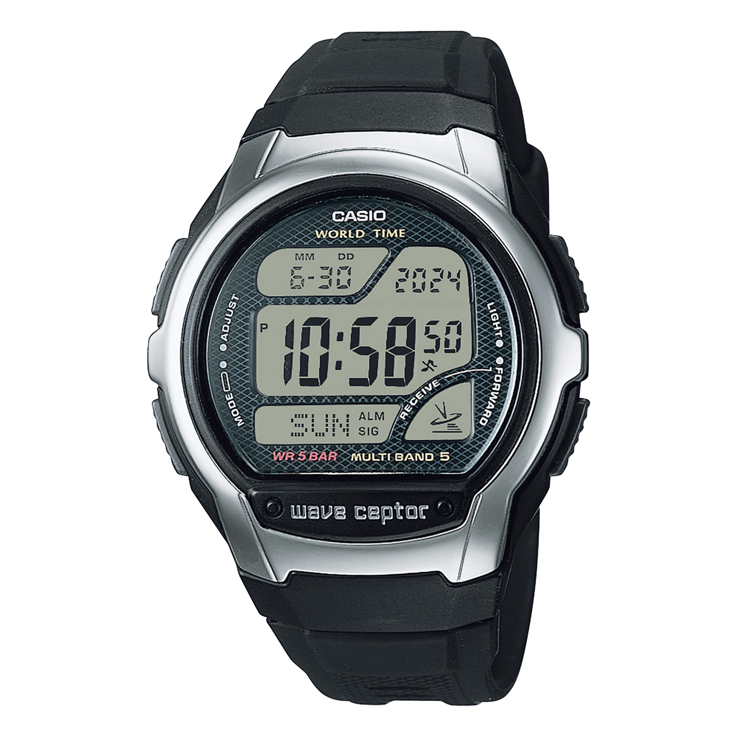 Casio WV58A-1AV | Black Digital Watch