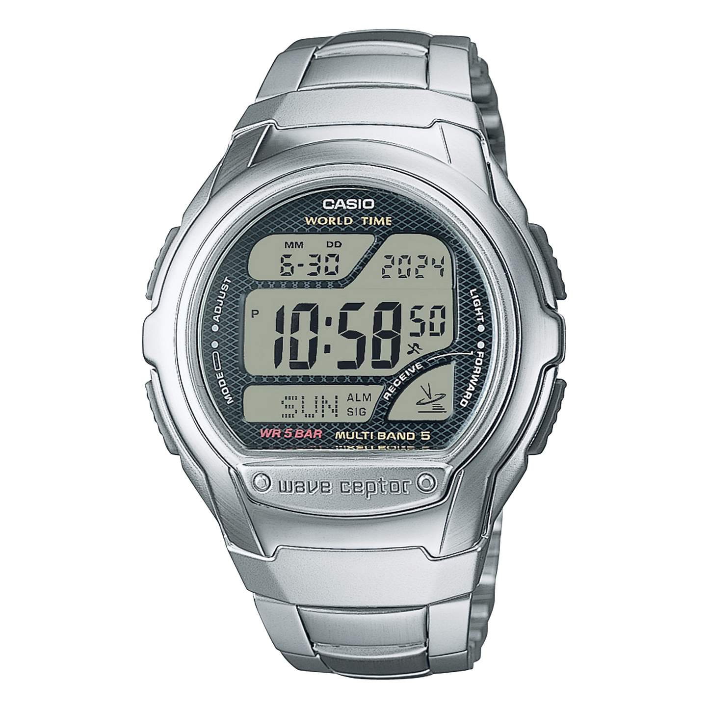Casio WV58DA-1AV | Silver Digital Watch