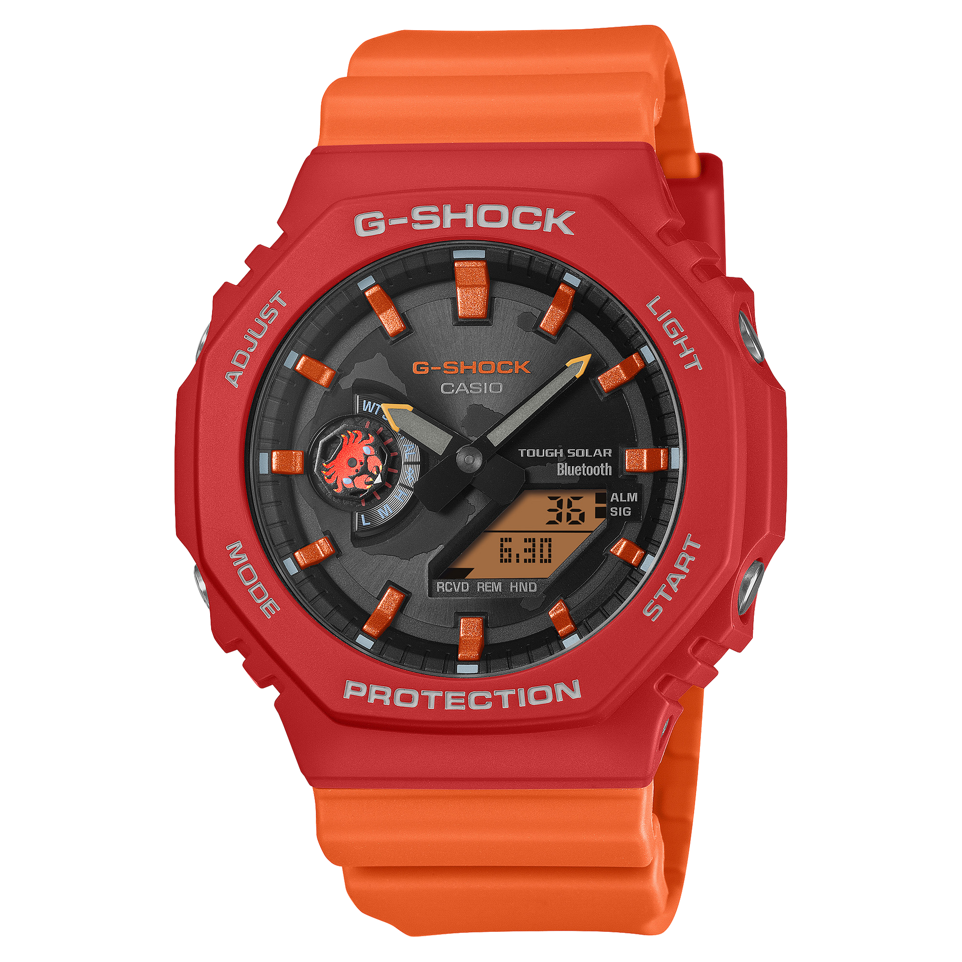 Casio GAB2100DF-4A | G-SHOCK ANALOG-DIGITAL Orange