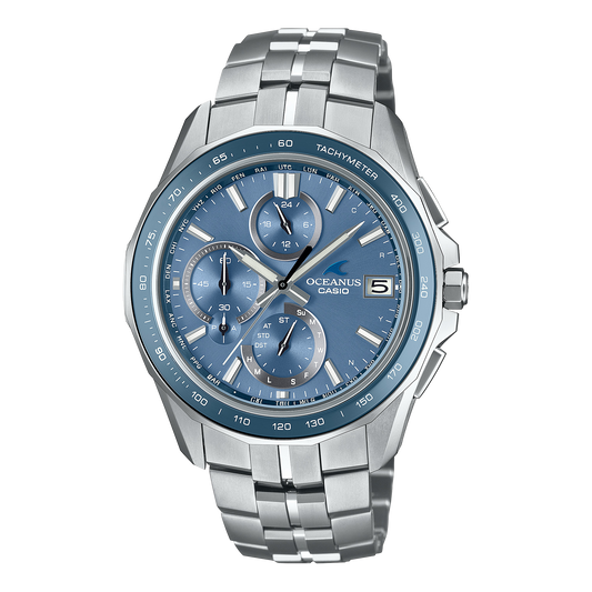 Casio OCWS7000E-2A | OCEANUS Manta Blue, Light blue