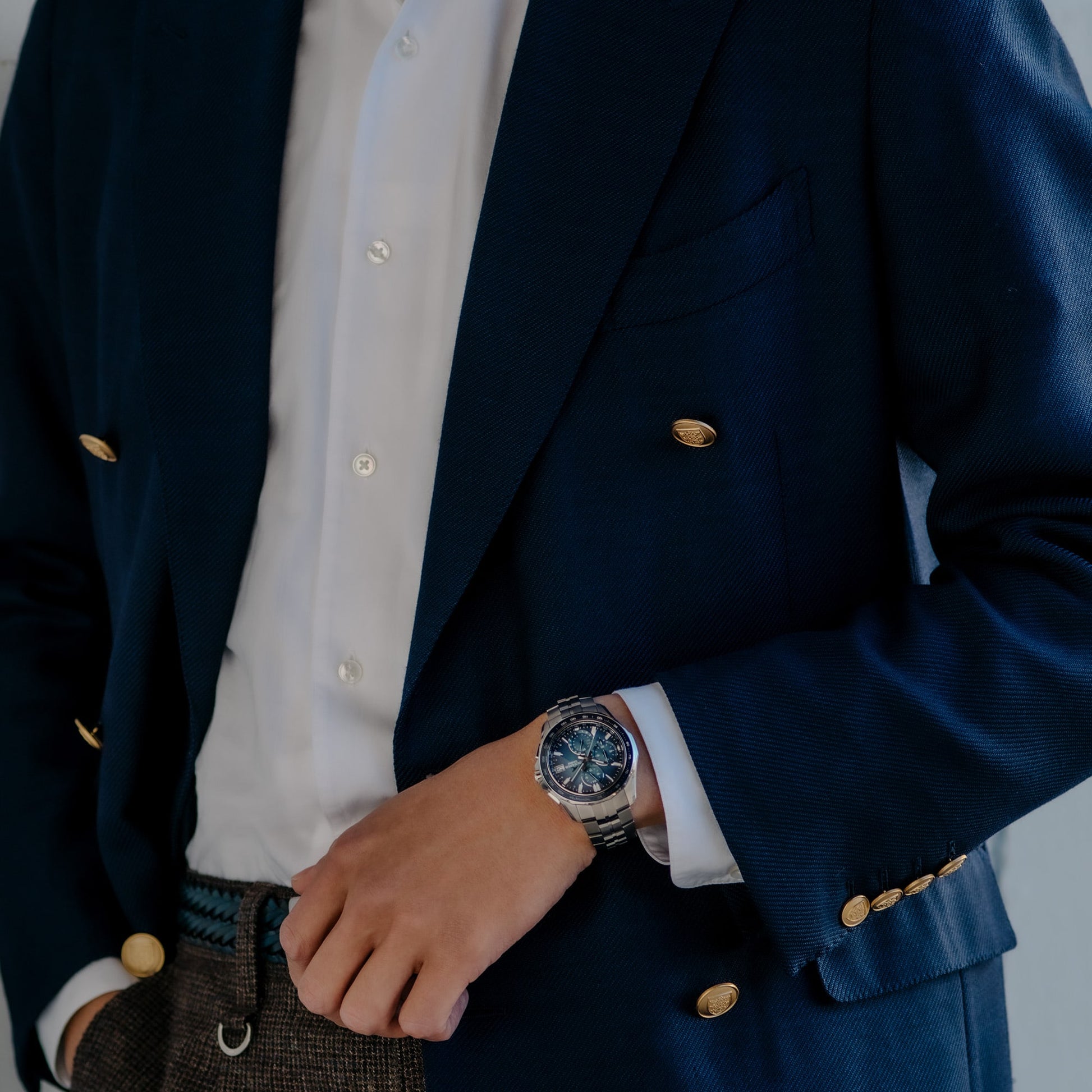 Casio OCWS7000RA2A | OCEANUS Manta Blue, Light blue