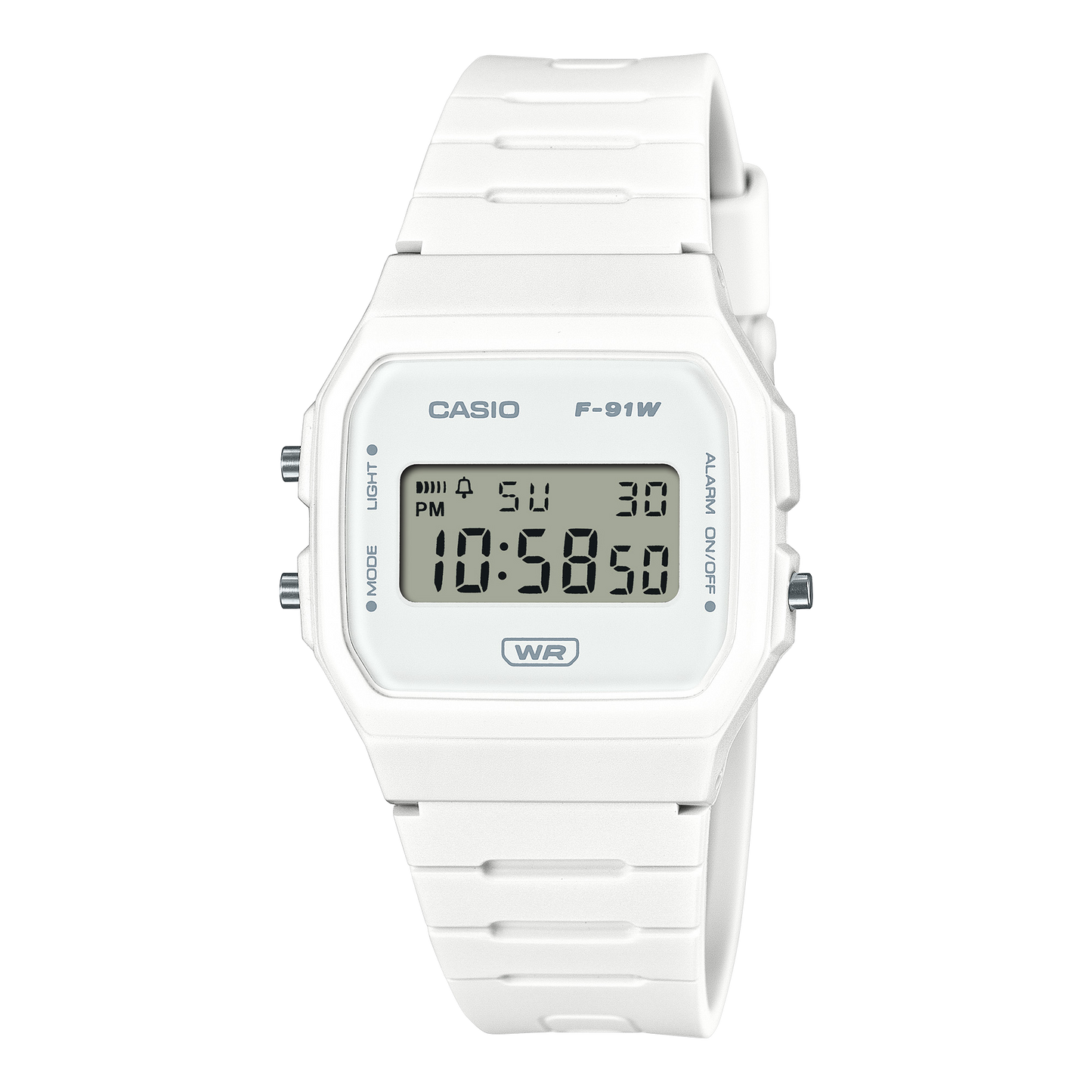 Casio F91WB-7A | POP White