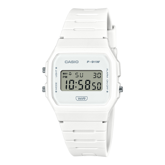Casio F91WB-7A | POP White