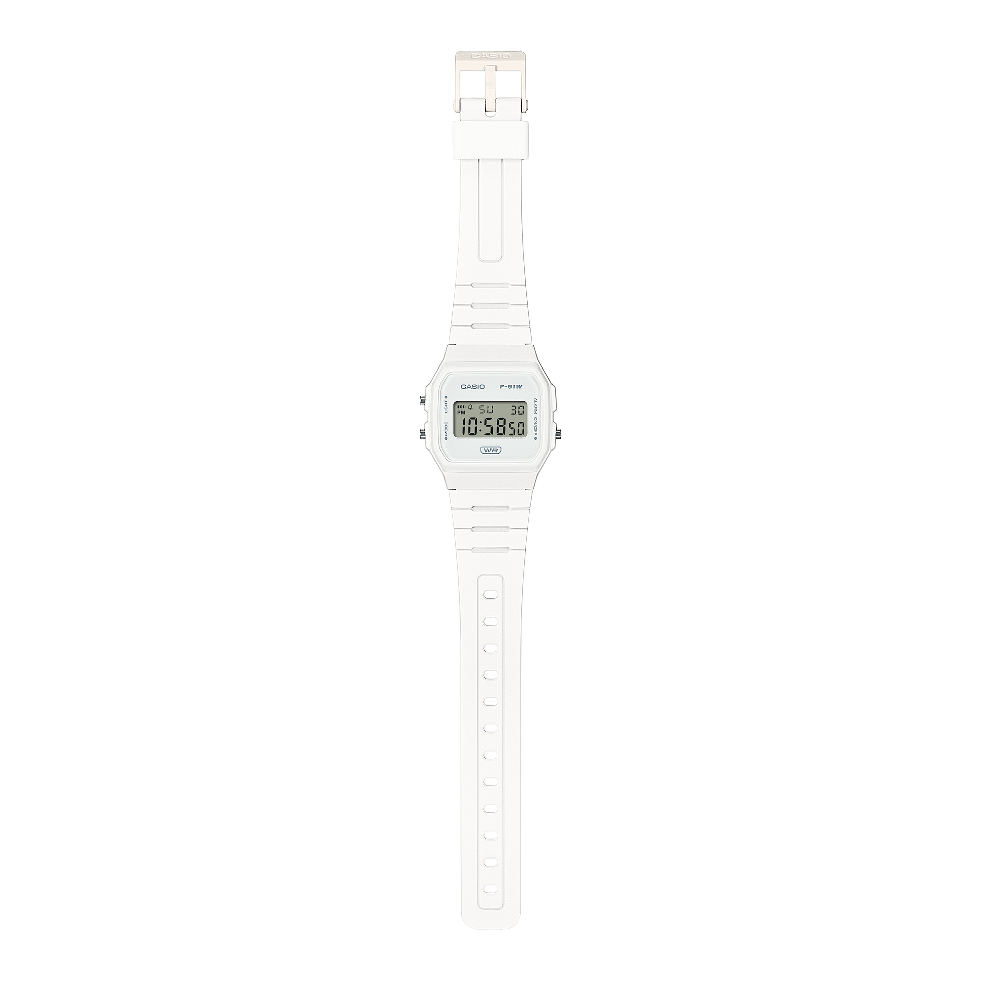 Casio F91WB-7A | POP White