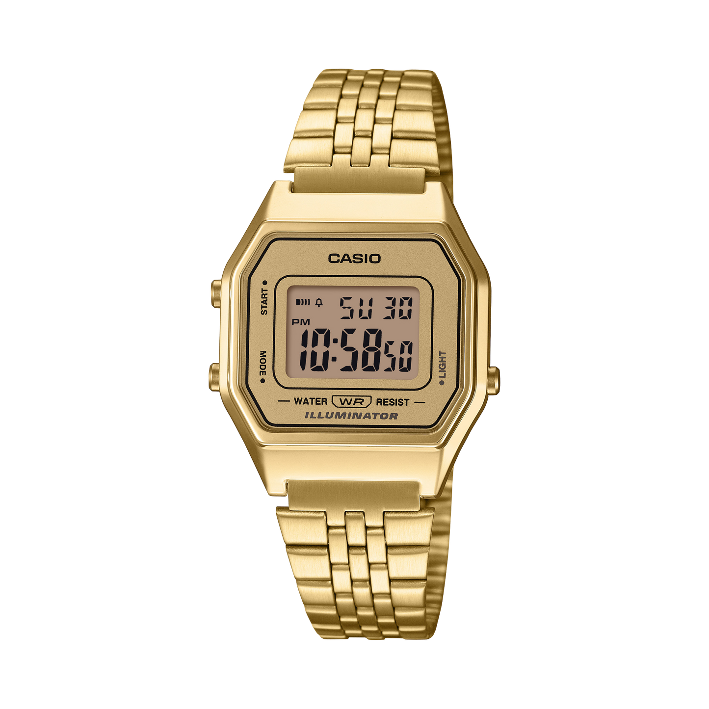 Casio LA680WGA-9VT | Gold Metal Vintage Watch