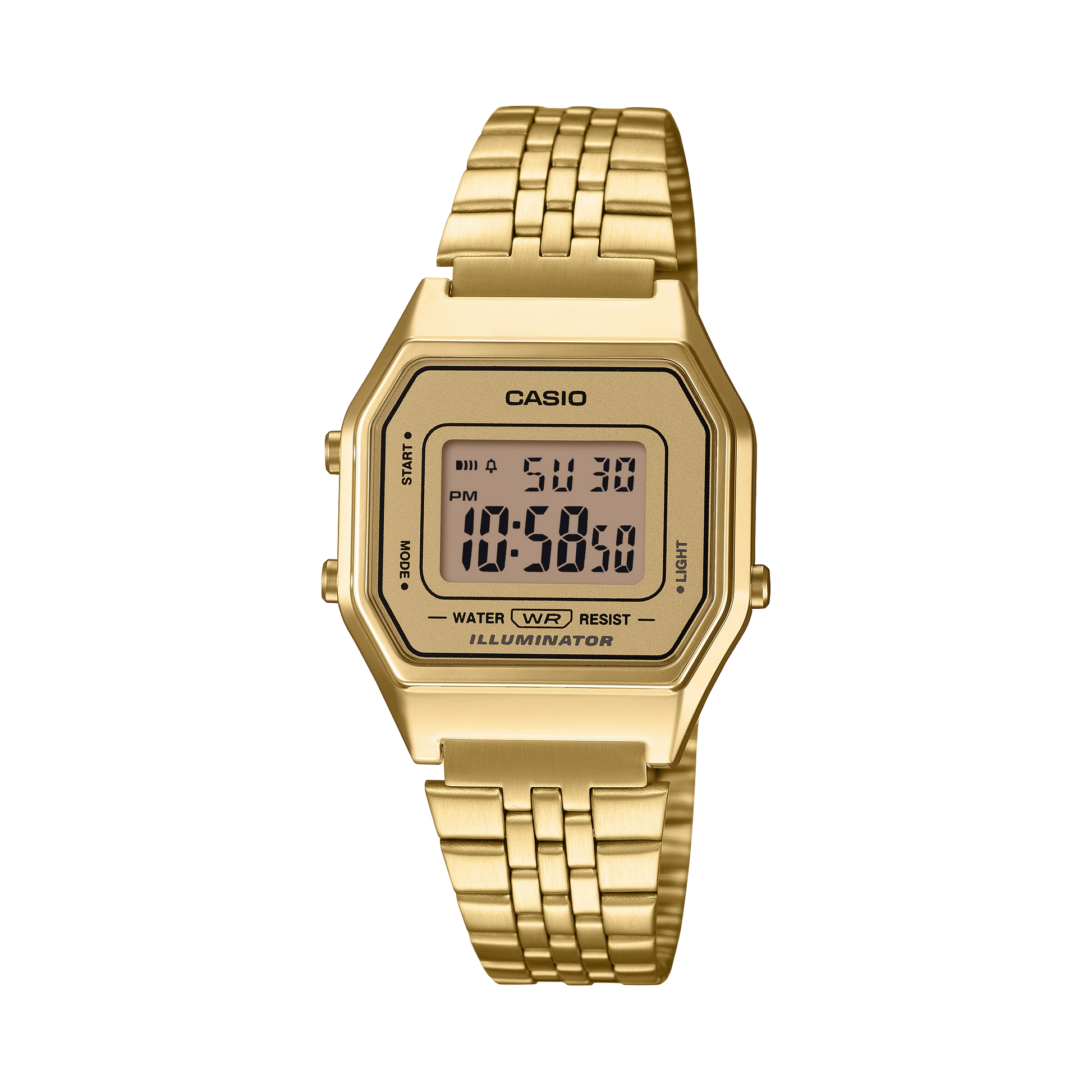 Casio LA680WGA-9VT | Gold Metal Vintage Watch