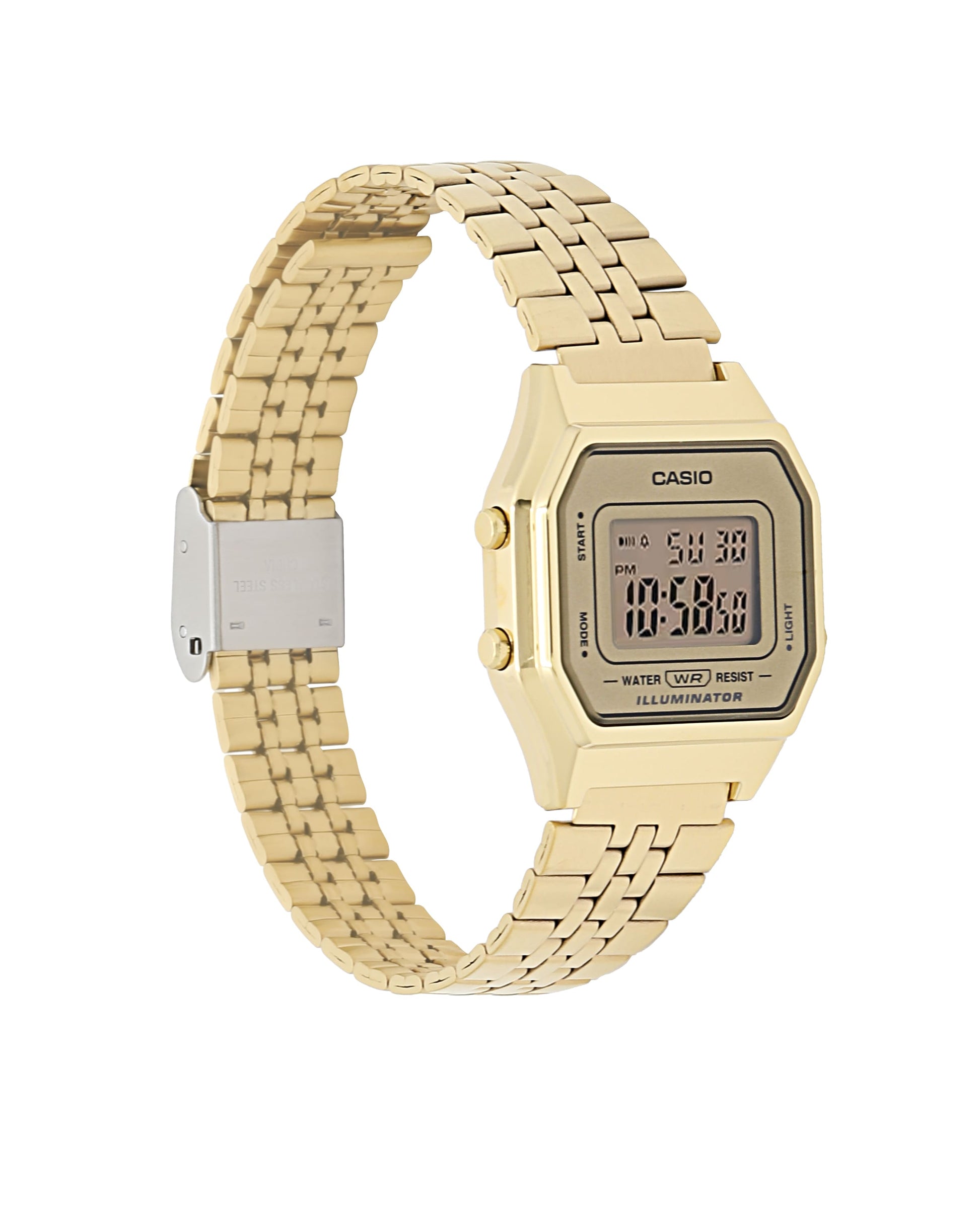 Casio LA680WGA-9VT | Gold Metal Vintage Watch